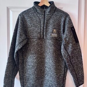 Vegas Golden Knights Antigua Half Zip Sweater